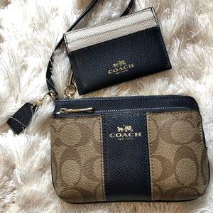 Never Used Coach Wristlet & Card Holder